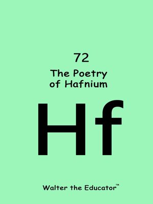 cover image of The Poetry of Hafnium
